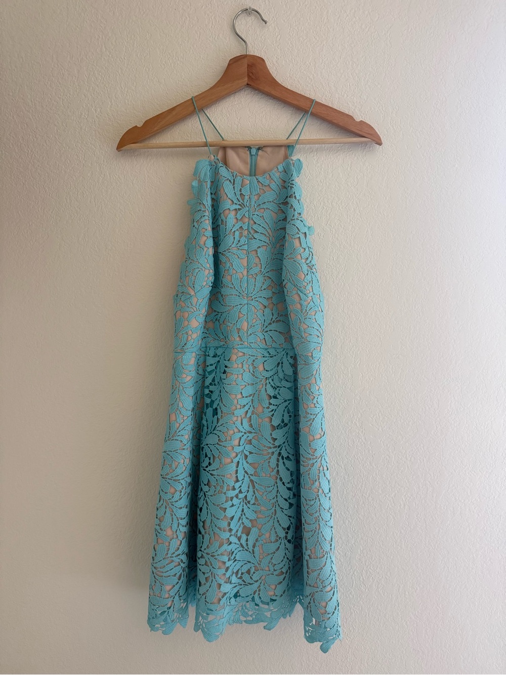 STYLESTALKER Viper Circle Dress in Cyan